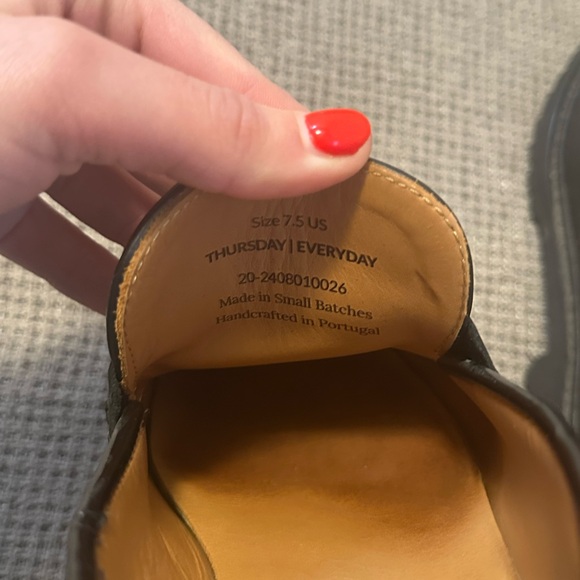 Thursday Boot Company Black Leather Loafers - Picture 4 of 4